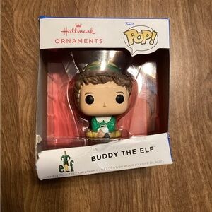 Hallmark Pop Buddy the Elf Ornament - Green and Brown